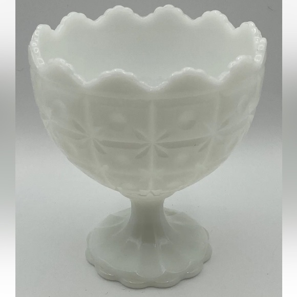 Vintage Napco 1185 Milk Glass Candy Dish - Picture 3 of 5